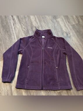 Columbia Women’s Eggplant Purple Full-Zip Teddy Fleece Jacket